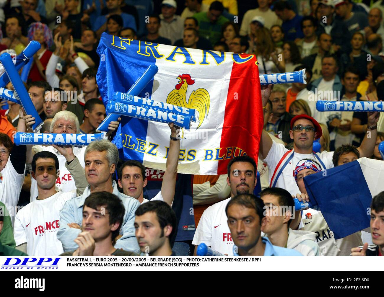 BASKETBALL EURO 2005 20/09/2005 BELGRADE (SCG) PHOTO CATHERINE