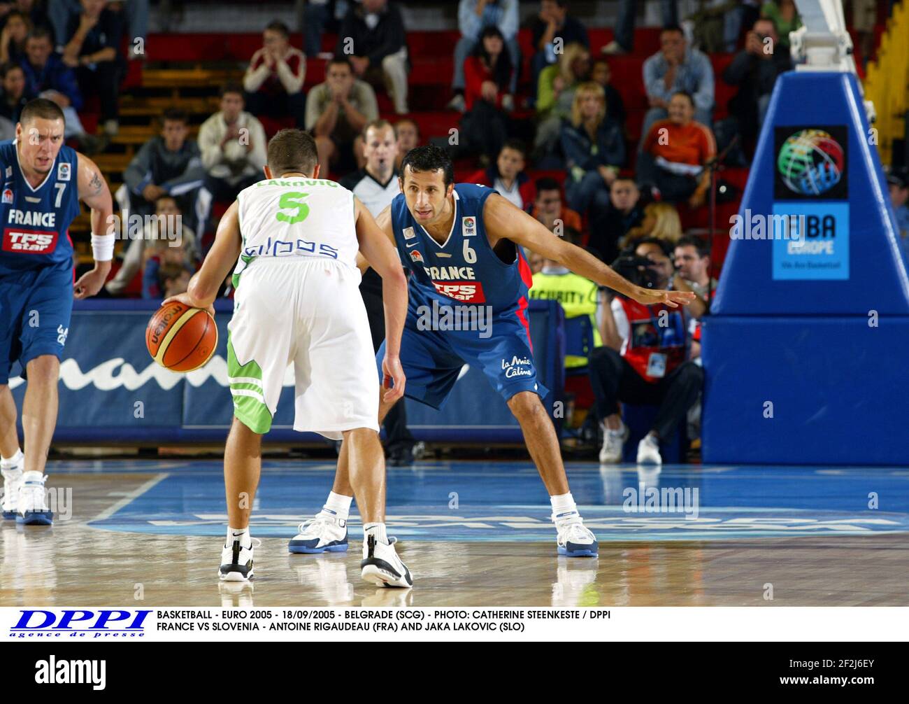 BASKETBALL EURO 2005 18/09/2005 BELGRADE (SCG) PHOTO CATHERINE