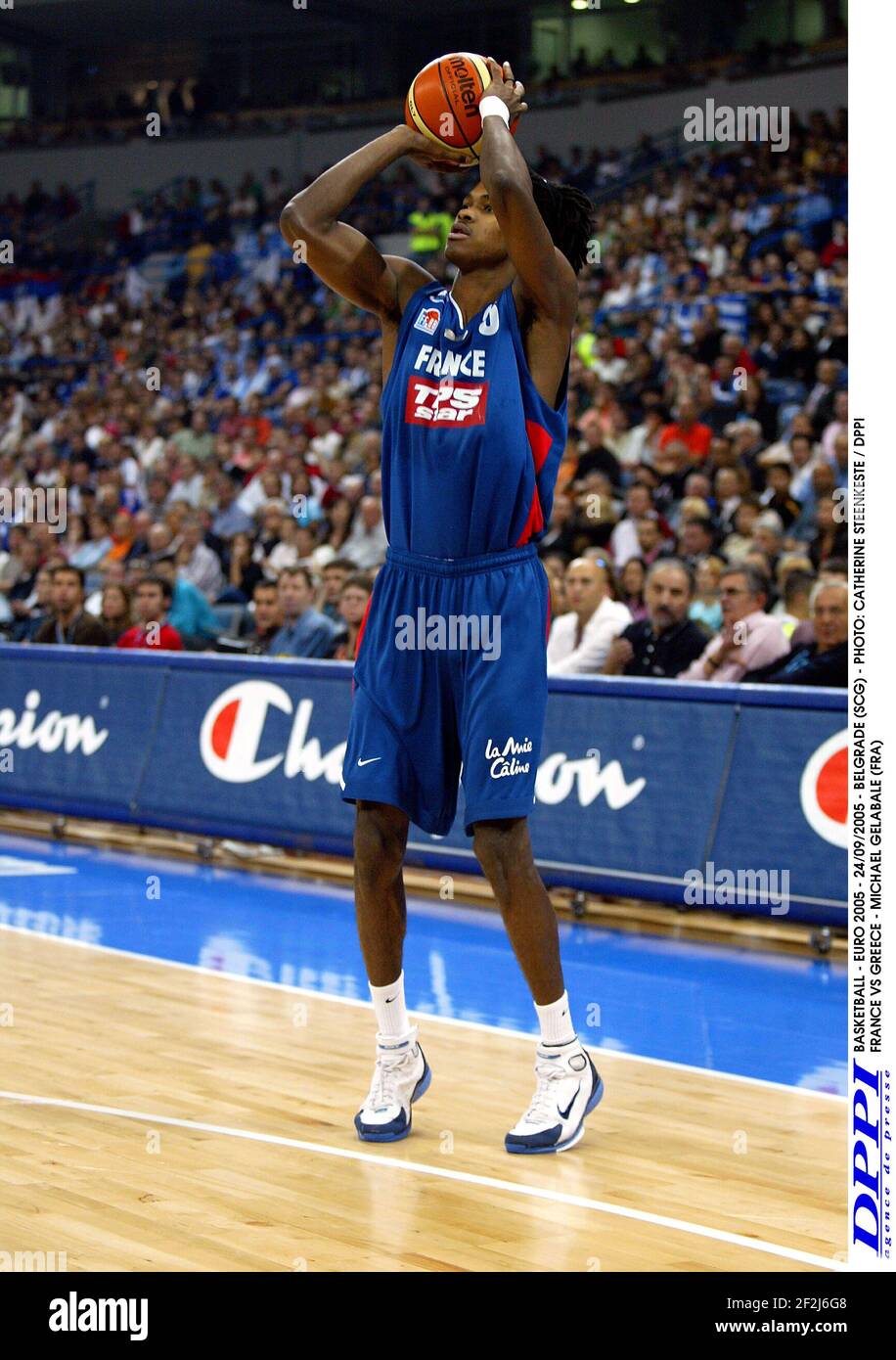 BASKETBALL EURO 2005 24/09/2005 BELGRADE (SCG) PHOTO CATHERINE