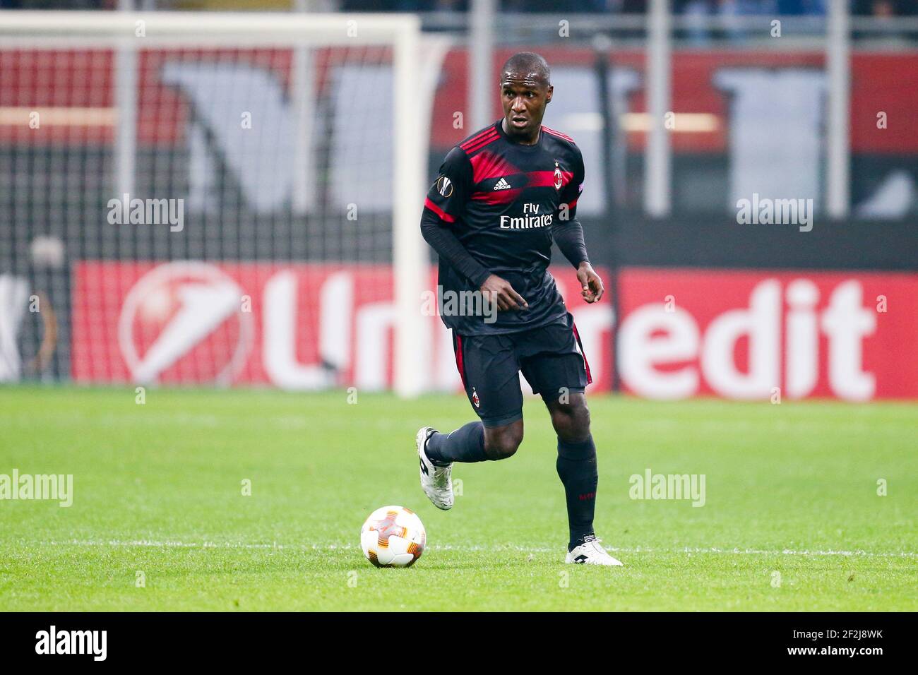 Cristian Zapata of Milan during the UEFA Europa League, Group D football match between AC Milan and Austria Wien on November 23, 2017 at San Siro stadium in Milan, Italy - Photo Morgese - Rossini / DPPI Stock Photo