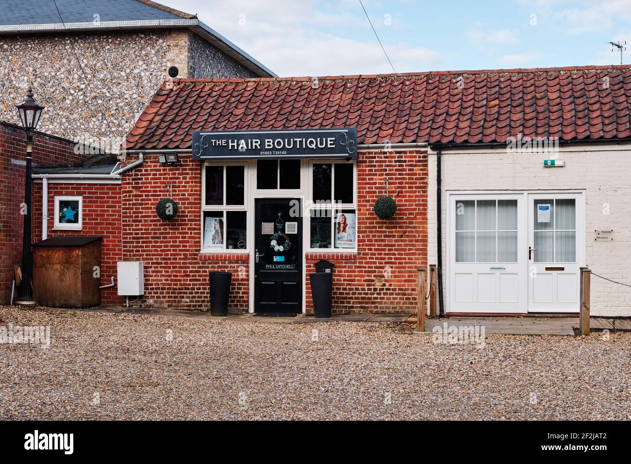 The Hair Boutique, Coltishall, Norfolk, UK. Stock Photo