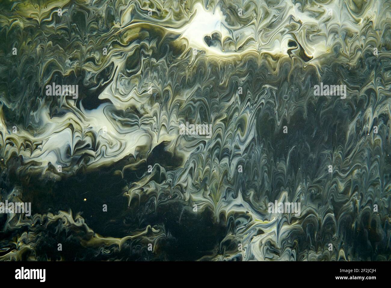White gray Marble ink acrylic painted waves texture background Stock ...