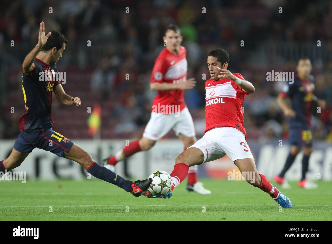 UEFA Champions League: Spartak Moscow vs FC Barcelona: Match