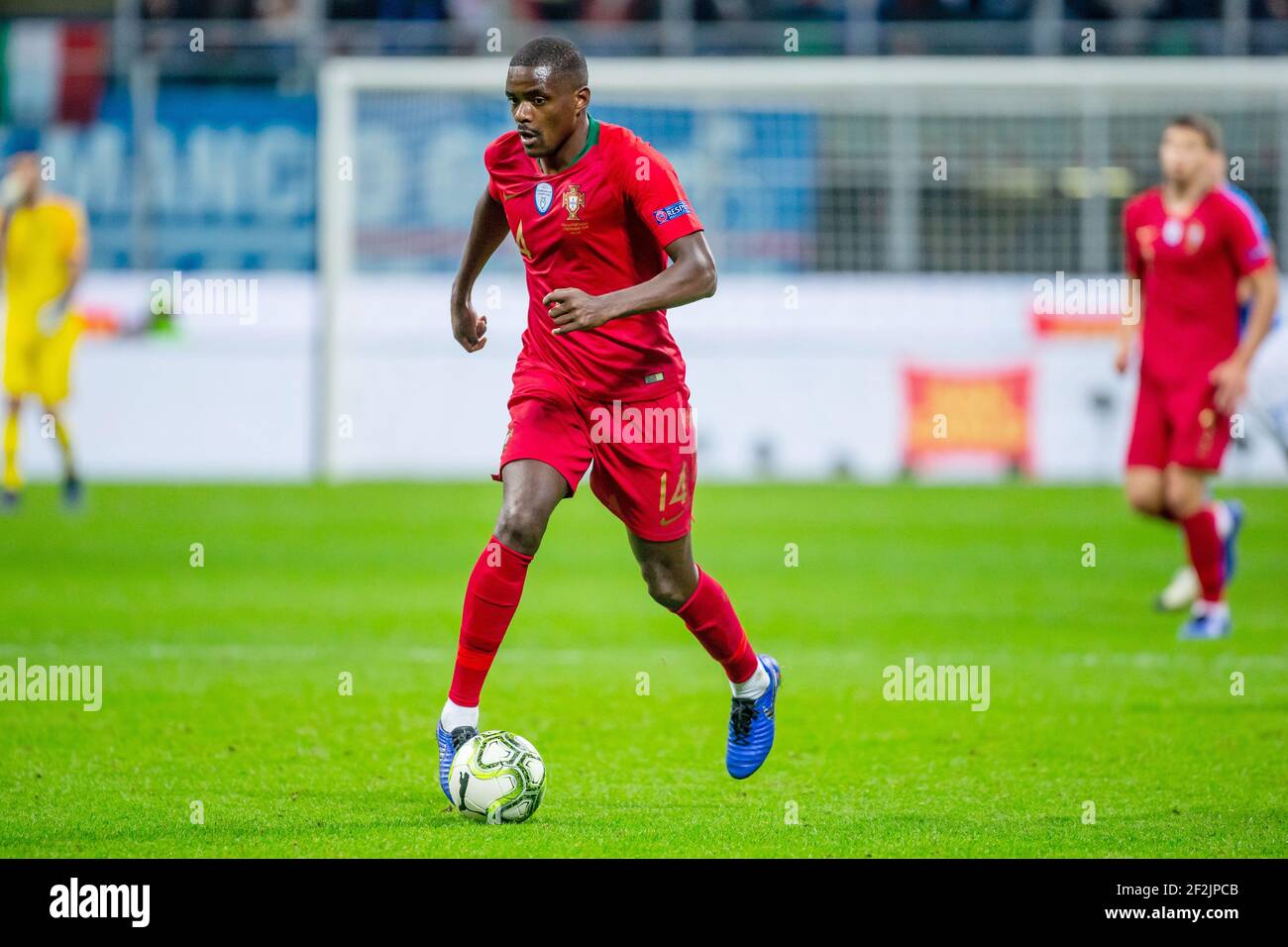 William Carvalho of Portugal during the UEFA Nations League 2018, League A, Group 3 football match between Italy and Portugal on November 17, 2018 at Giuseppe Meazza stadium in Milan, Italy - Photo Morgese - Rossini / DPPI Stock Photo