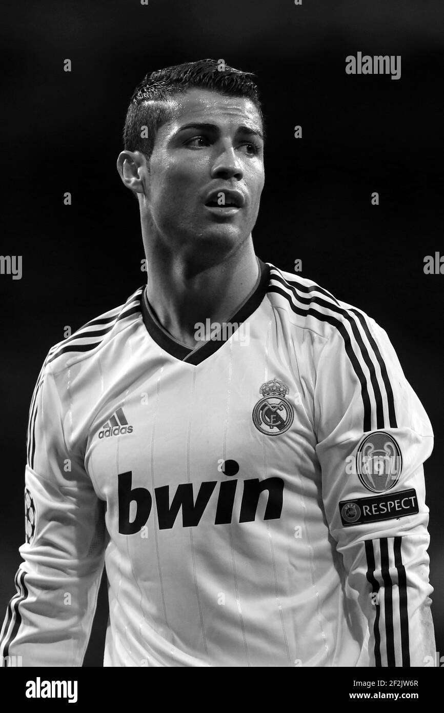 cristiano ronaldo black and white