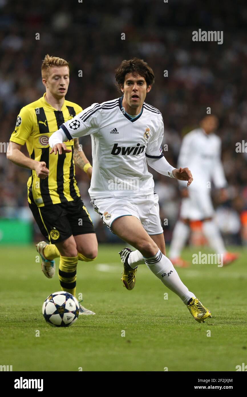 Football Uefa Champions League 12 13 1 2 Final 2nd Leg Real Madrid V Borussia Dortmund Madrid Spa 30 04 13 Photo Manuel Blondeau Aop Press Dppi Kaka Real Stock Photo Alamy