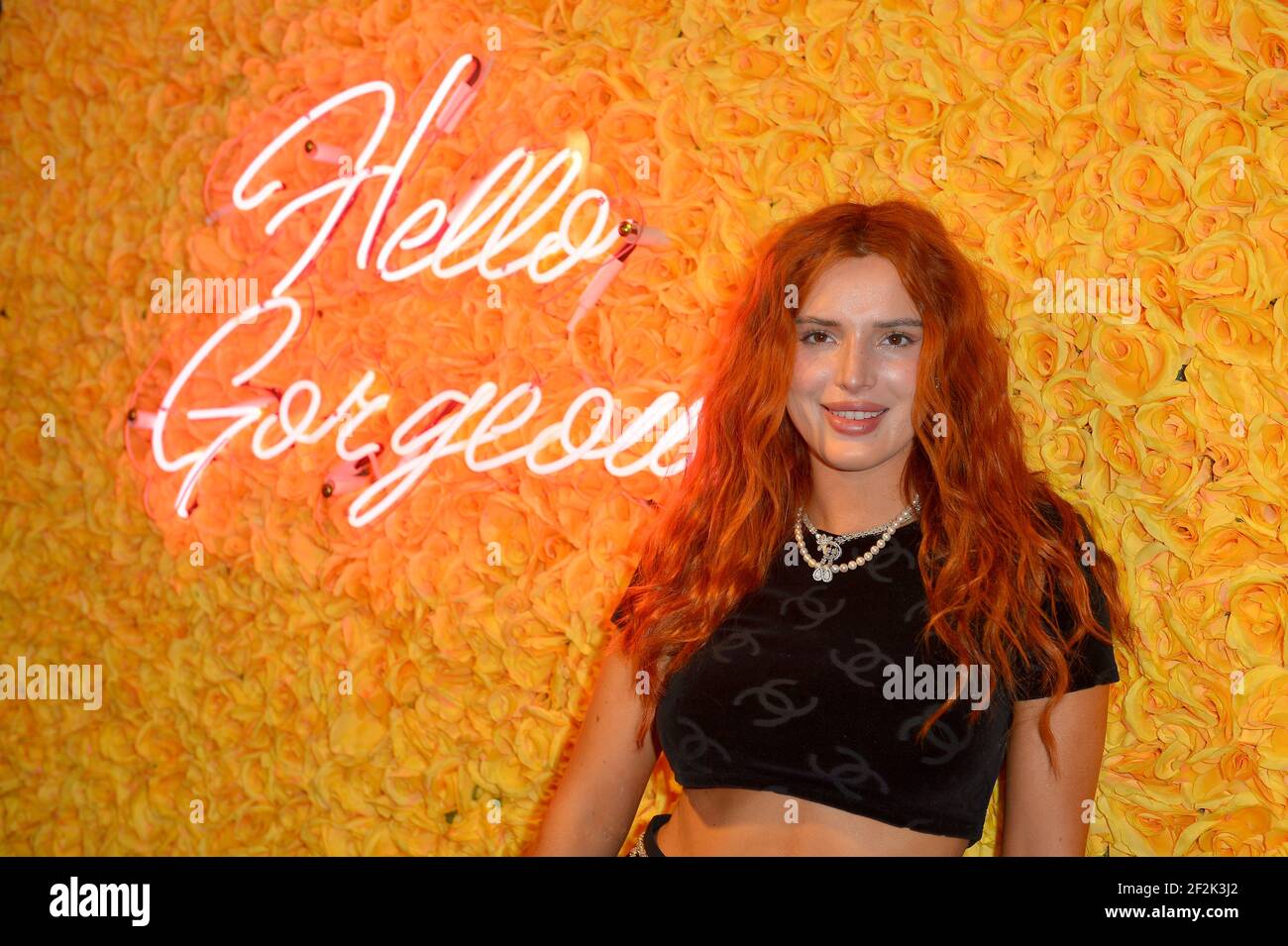 MIAMI, FLORIDA - MARCH 11: Bella Thorne Hosts a DJ Set And Listening