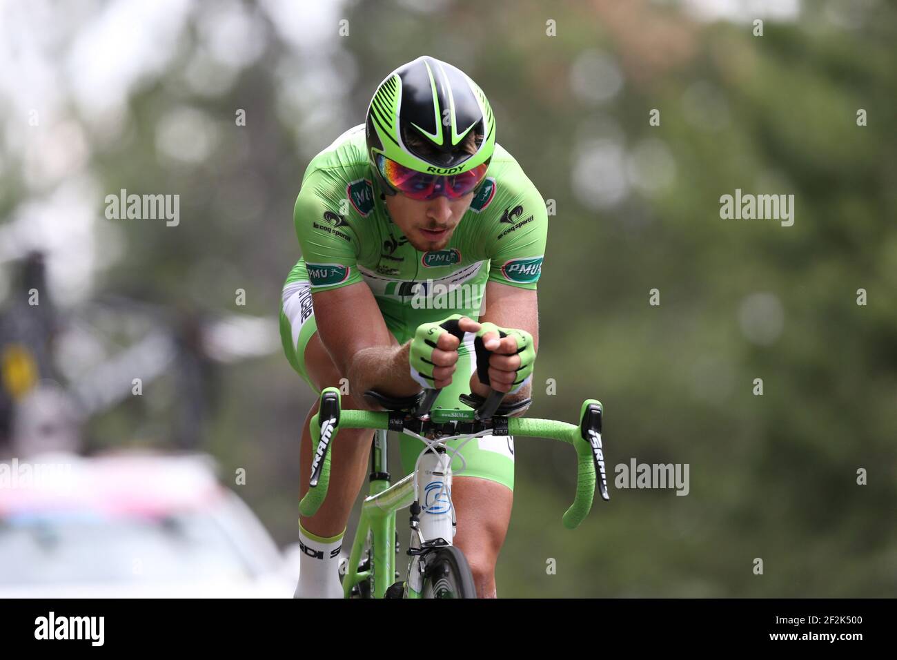 Cycling - UCI World Tour - Tour de France 2013 - Stage 17 - Individual Time Trial - Embrun - Chorges (32 km) - 17/07/2013 - Photo MANUEL BLONDEAU / DPPI - Peter Sagan of Slovakia and Team Cannondale Stock Photo