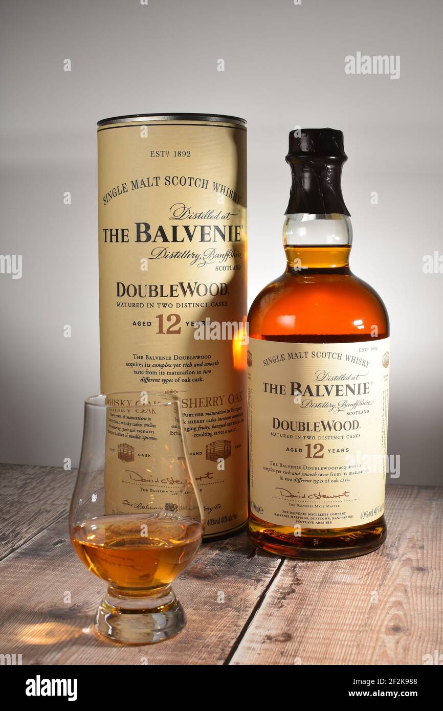Balvenie Double Wood Scotch Whisky Stock Photo Alamy