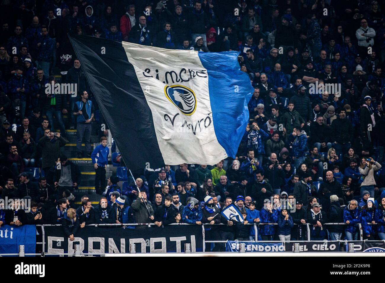 Atalanta supporters during the UEFA Champions League, Group C football  match between Atalanta and Dinamo Zagreb