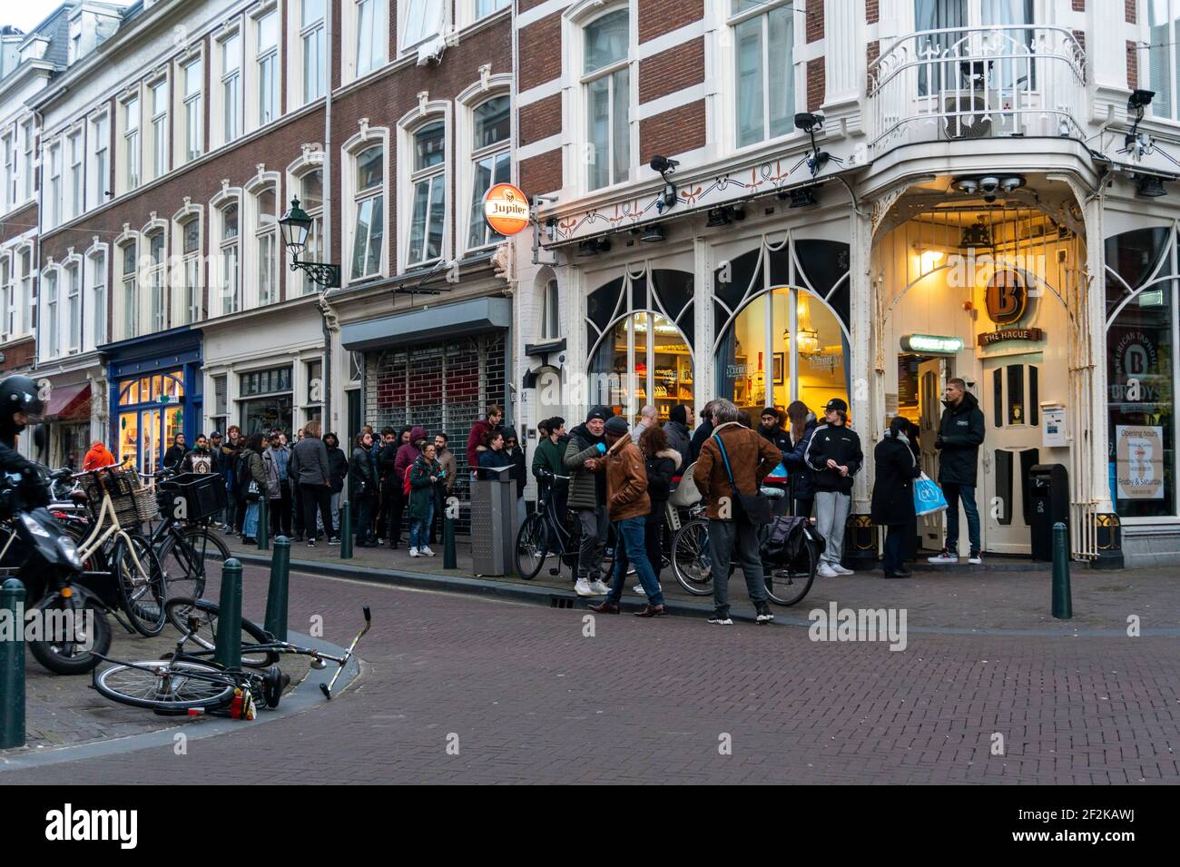The Hague, The Netherlands MARCH 2020 Dutch Government closes all Cannabis Coffee Shops to