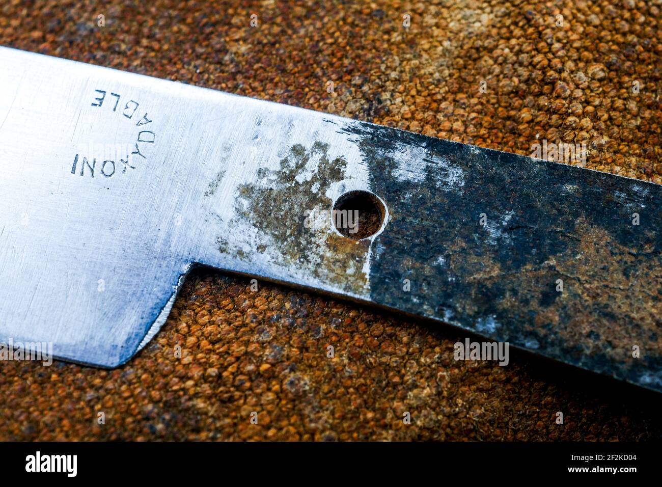 Vintage handleless knife blade, illustration, France Stock Photo Alamy