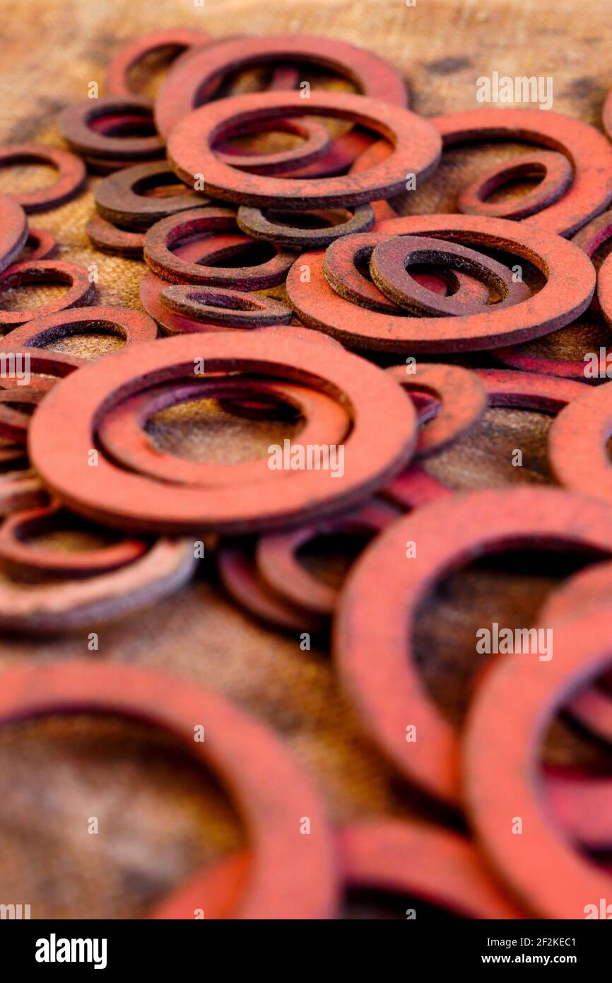 Vintage gaskets, Illustration, France Stock Photo Alamy