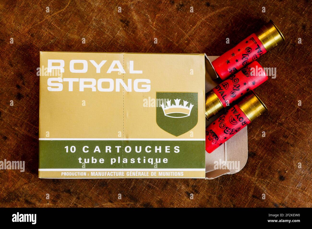 Hunting rifle cartridges, Illustration, France Stock Photo Alamy