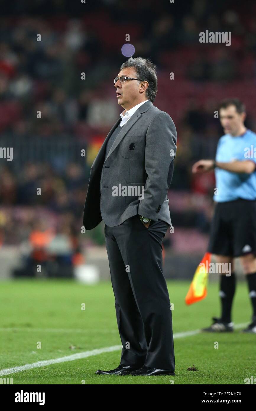 Head coach Gerardo Martino of FC Barcelona during the Spanish Cup 2013/2014  Copa del Rey