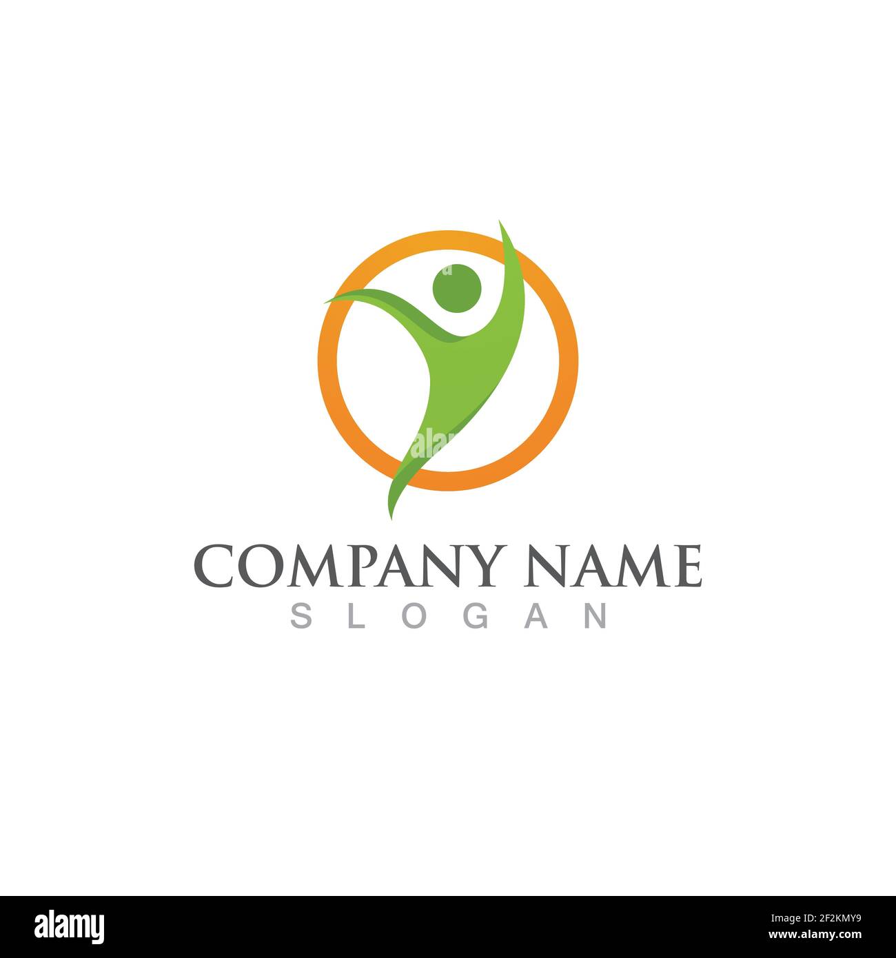 Health poeple logo  sign vector image Stock Vector