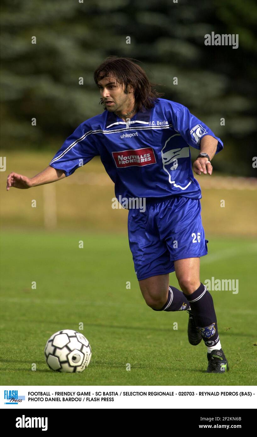Football Friendly Game Sc Bastia Selection Regionale 0703 Reynald Pedros Bas Photo Daniel Bardou Flash Press Stock Photo Alamy