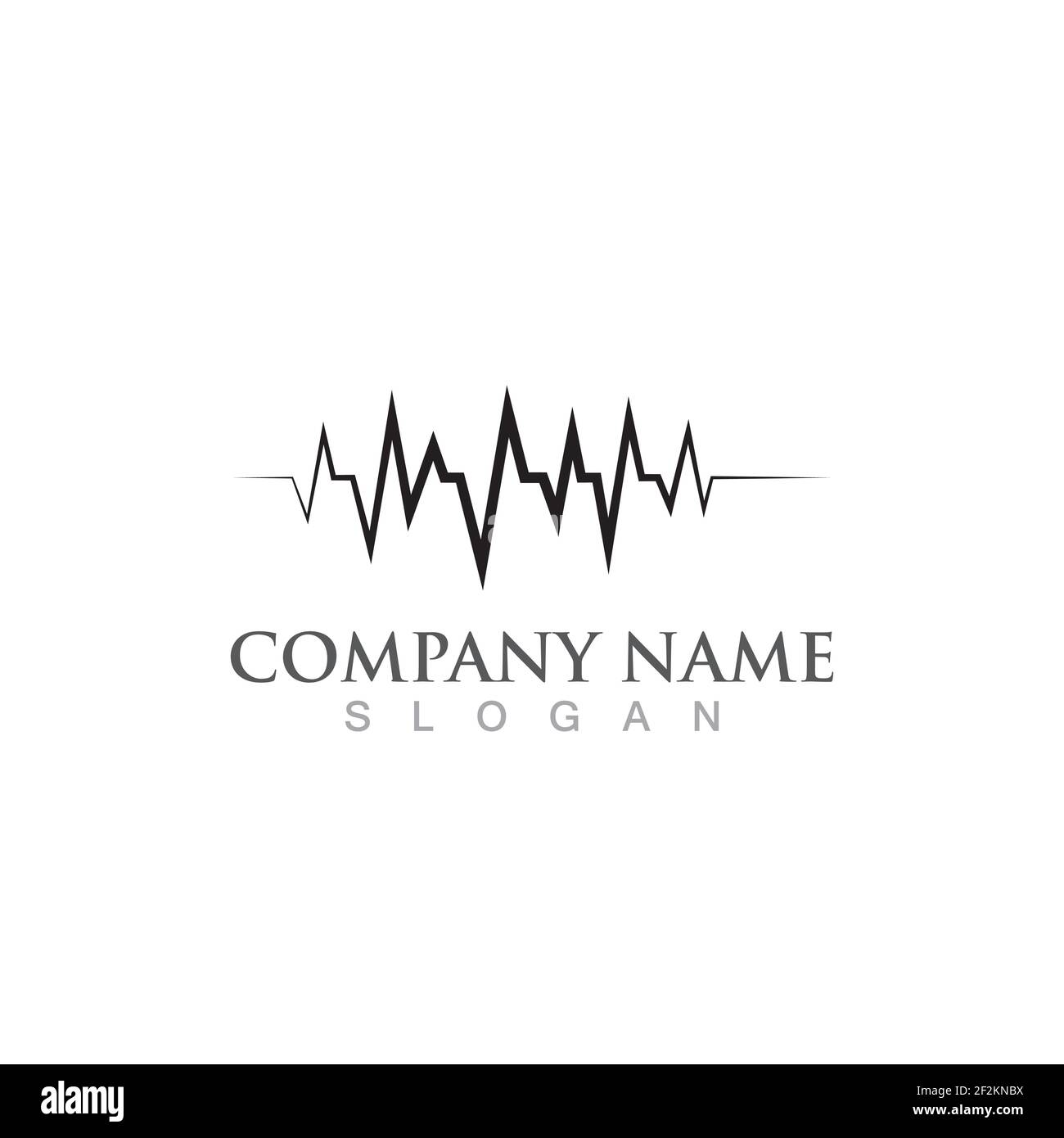 Heart beat logo and symbol vector Stock Vector Image & Art - Alamy