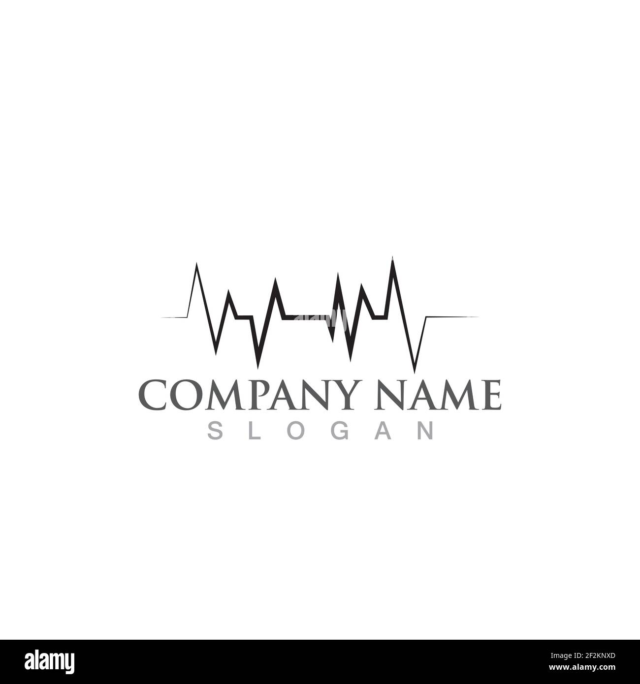 Heart beat logo and symbol vector Stock Vector Image & Art - Alamy