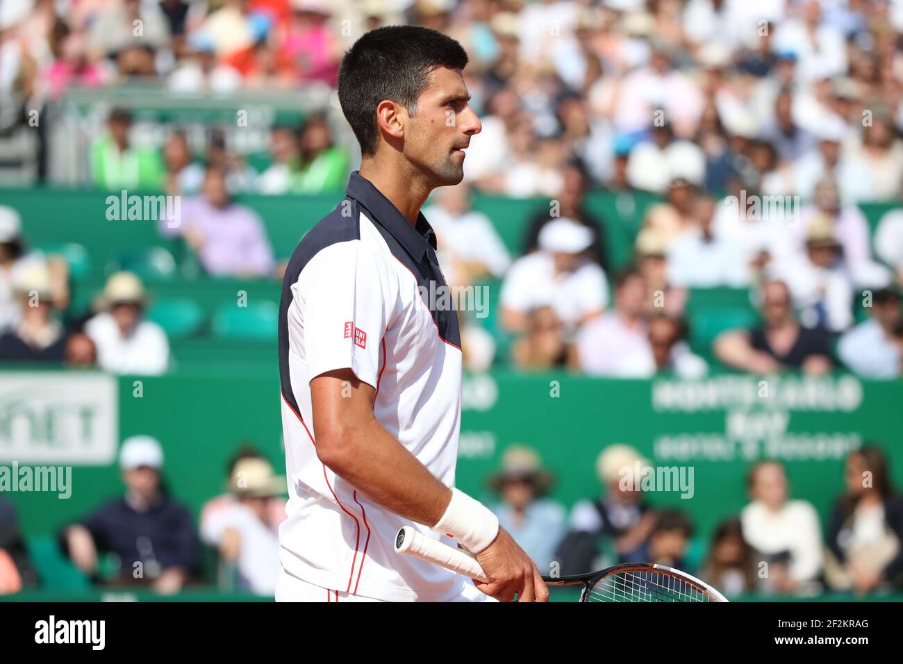 Novak Djokovic of Serbia during The ATP Monte-Carlo Rolex Masters 2014 ...