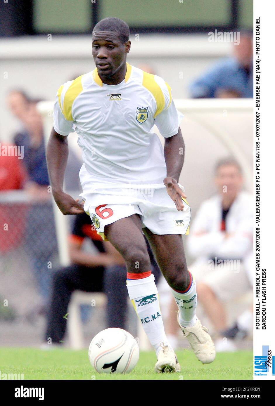 FOOTBALL - FRIENDLY GAMES 2007/2008 - VALENCIENNES FC v FC NANTES -  07/07/2007 - EMERSE FAE (NAN) - PHOTO DANIEL BARDOU / FLASH PRESS Stock  Photo - Alamy