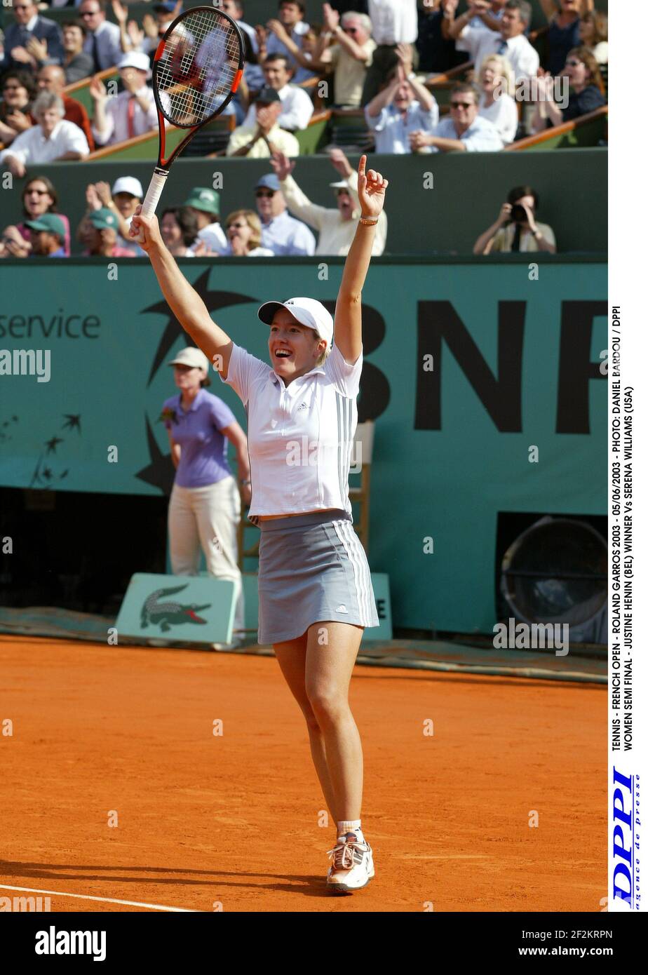 TENNIS FRENCH OPEN ROLAND GARROS 2003 05/06/2003 PHOTO DANIEL