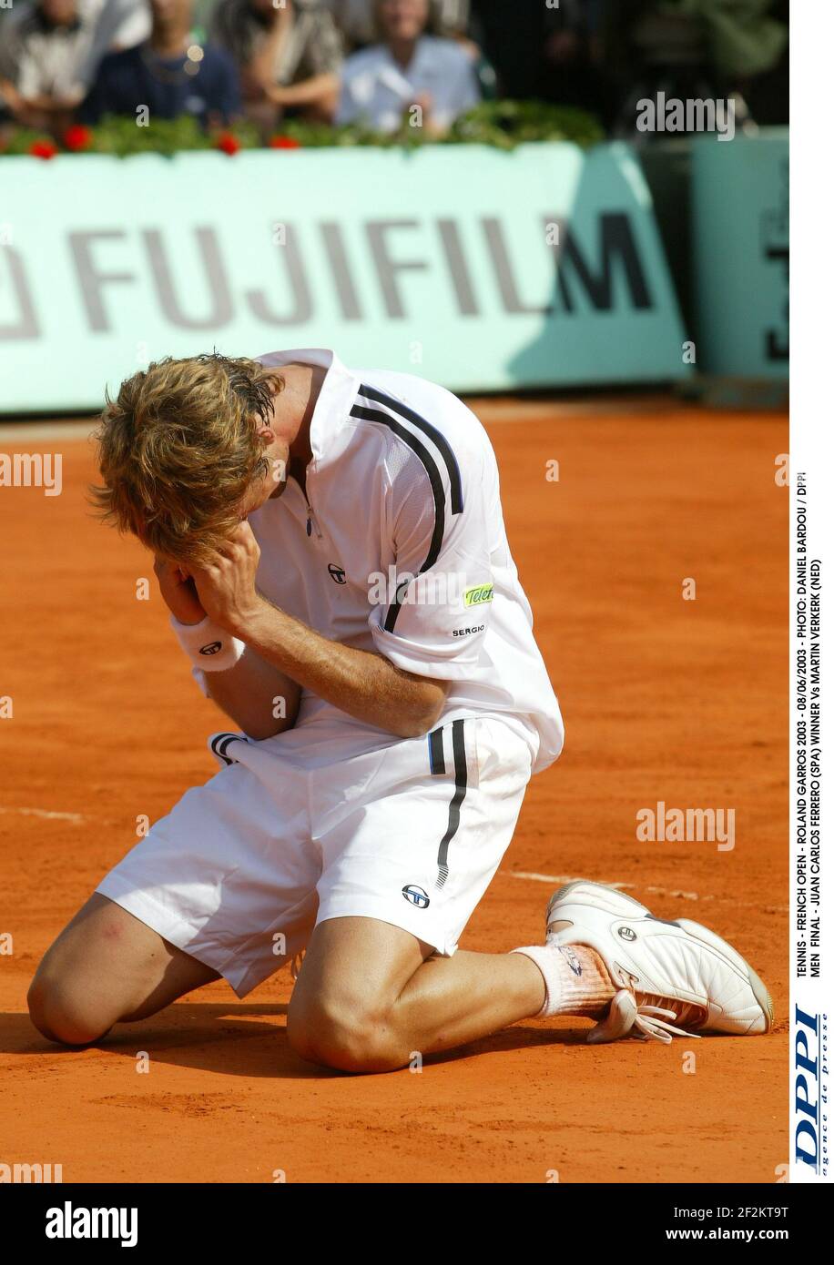 Juan carlos ferrero 2003 french open hires stock photography and