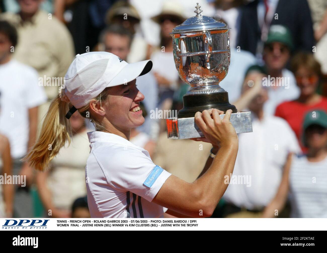 TENNIS FRENCH OPEN ROLAND GARROS 2003 07/06/2003 PHOTO DANIEL