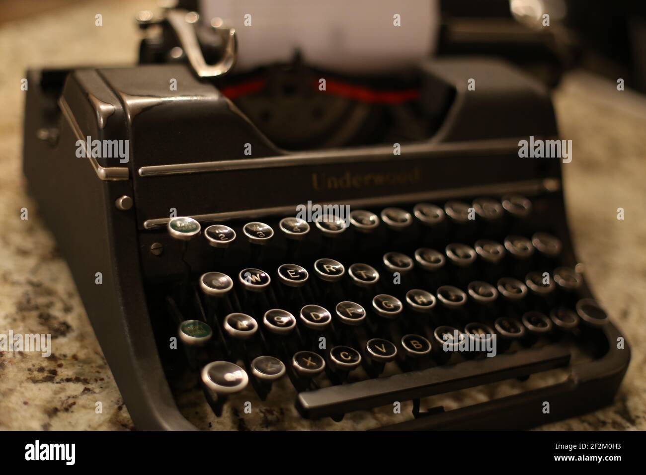 Antique Typewriter Stock Photo