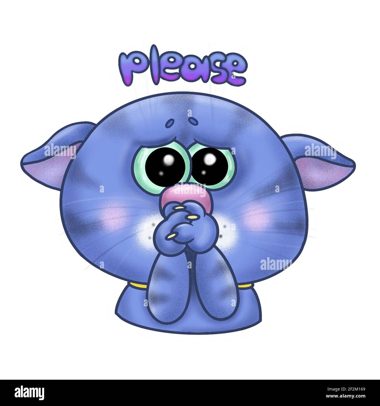 The blue cute sad cat asks, please Stock Photo - Alamy, حجم الصورة 1300x1390
