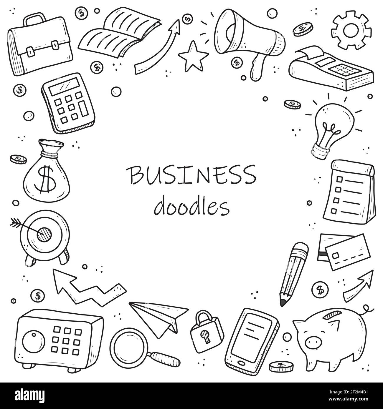 Premium Vector  Single element of pen in doodle business set. hand drawn  vector illustration for cards, posters, stickers and professional design.