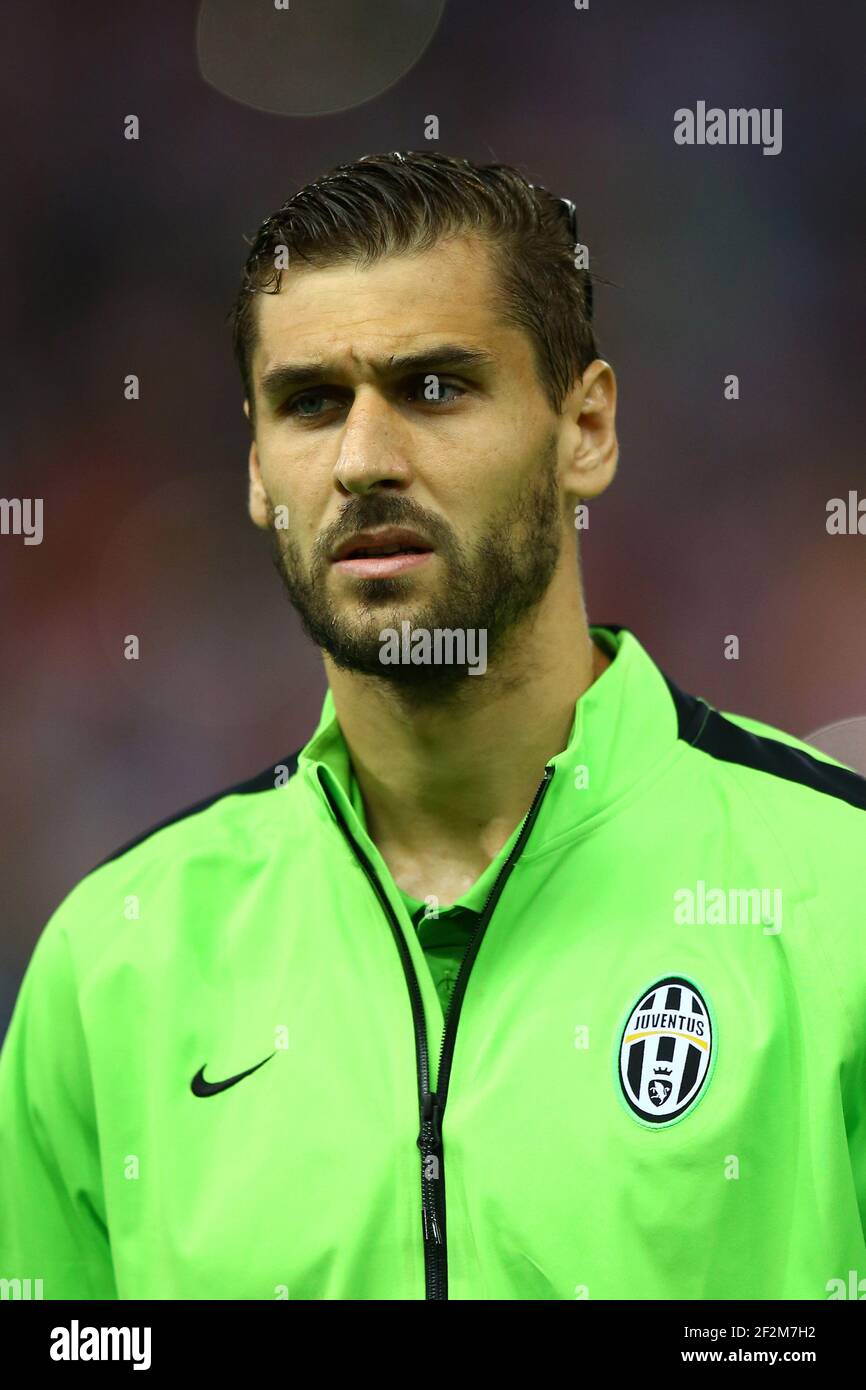 Fernando Llorente of Juventus FC during the UEFA Champions League, Group A, football match between Atletico Madrid and Juventus on October 01, 2014 at Vicente Calderon stadium in Madrid, Spain. Photo MANUEL BLONDEAU / AOP PRESS / DPPI Stock Photo