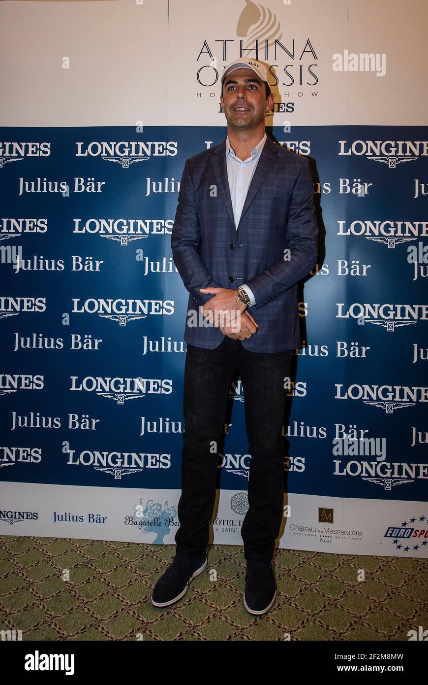 ALVARO DE MIRANDA (Rider), during the Press conference at the Bristol hotel in Paris, France, on May 21, 2014 for the Longines Athina Onassis Horse Show in June 5th-7th in Pampelonne beach, Saint Tropez, France - Photo Christophe Bricot / DPPI Stock Photo