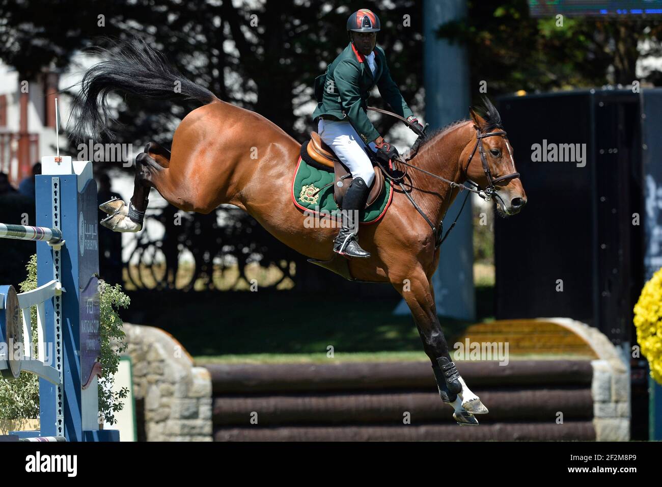 Abdelkebir OUADDAR riding on QUICKLY DE KREISKER during the GRAND