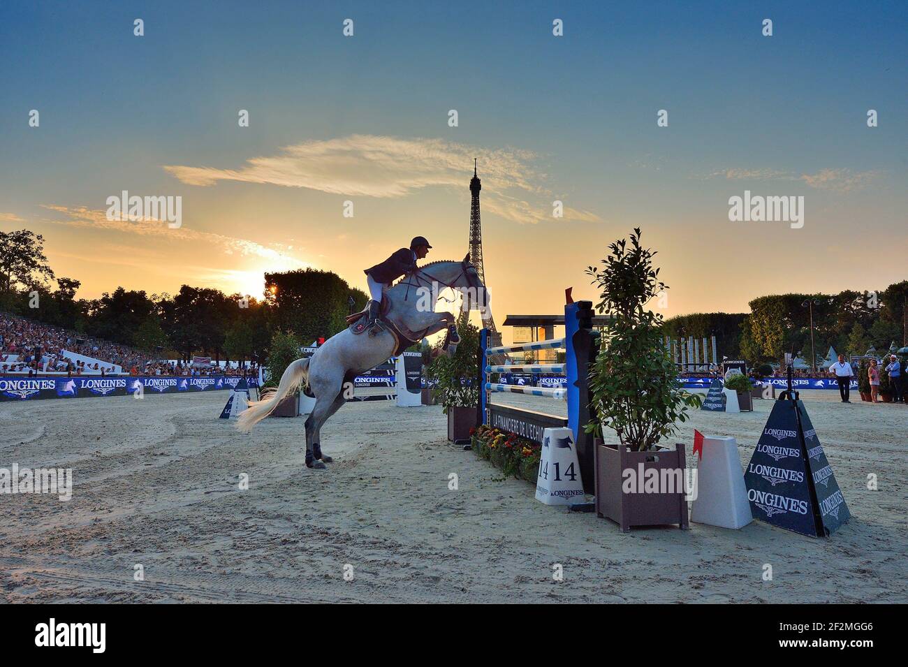 Philippe ROZIER (FRA) riding Rahotep de Toscane during the Paris Eiffel