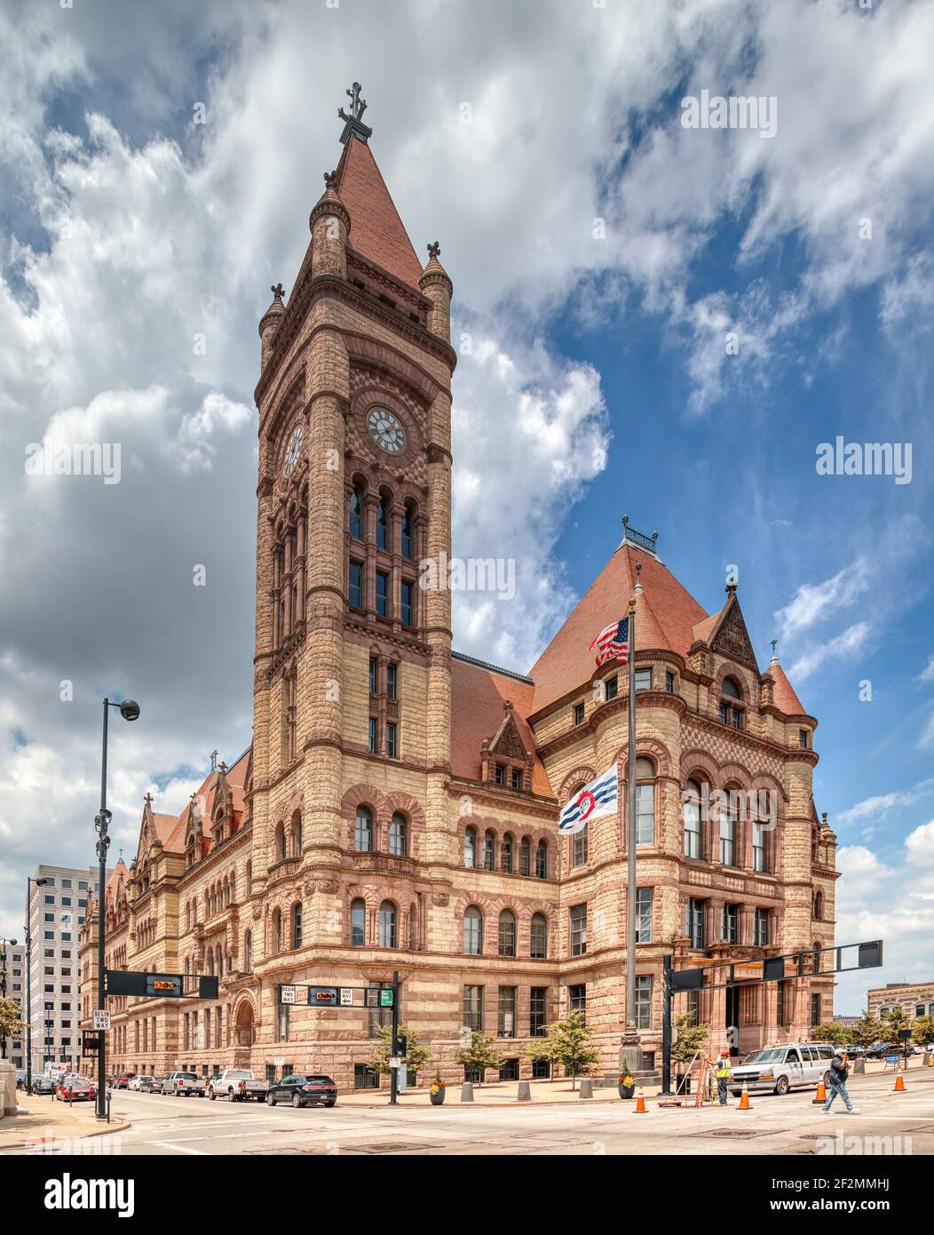 Cincinnati City Hall, seat of the municipal government, was built in