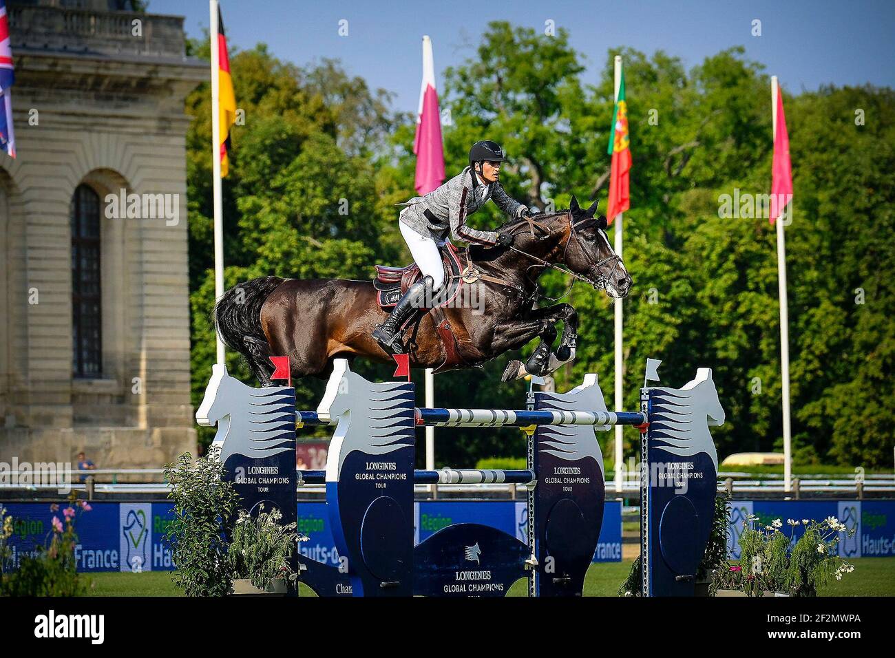 Nicola Philippaerts bel riding H M Chilli Willi during the