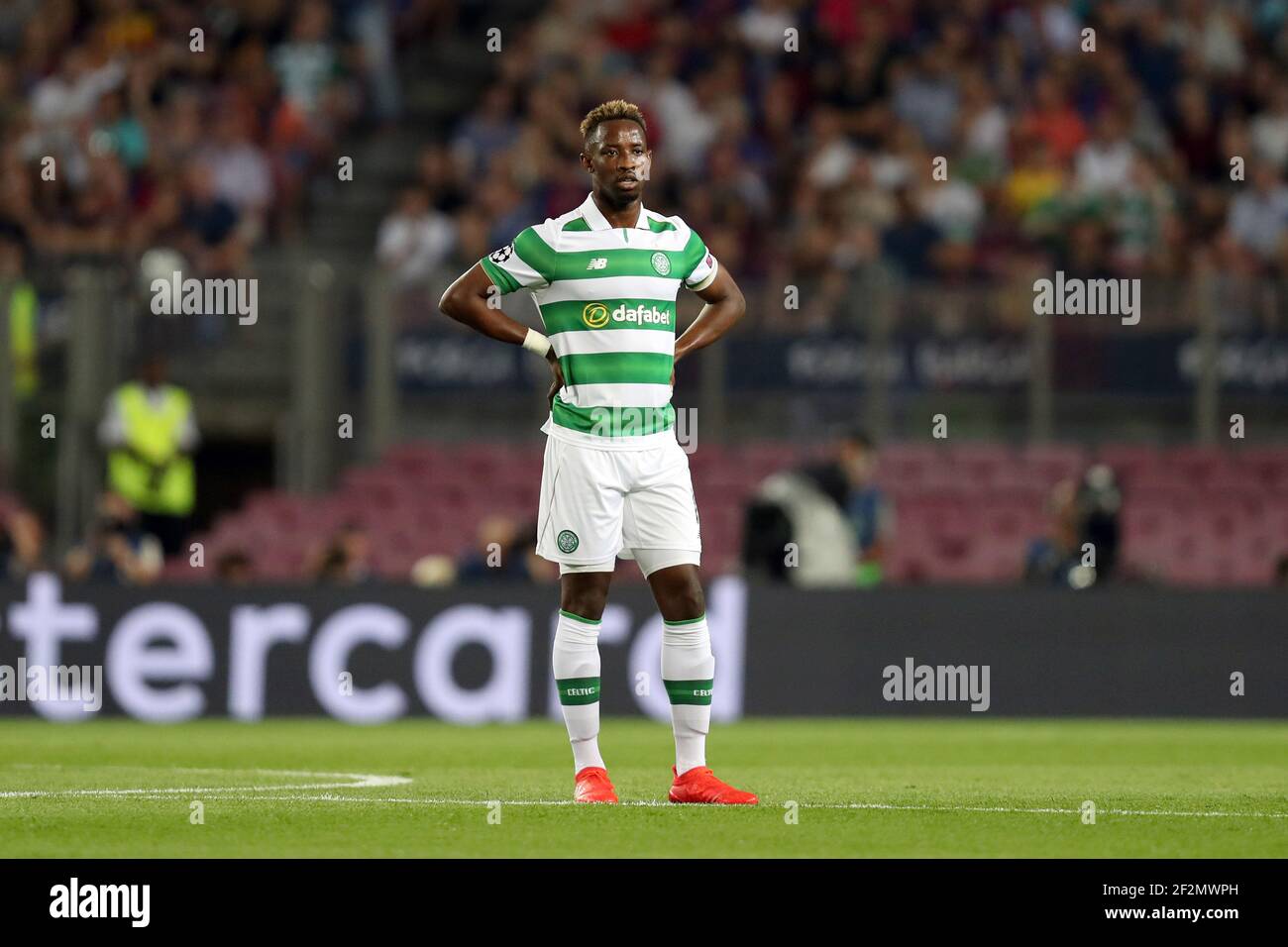 Moussa Dembele of Celtic FC during the UEFA Champions League, Group C, football match between FC Barcelona and Celtic FC on September 13, 2016 at Camp Nou stadium in Barcelona, Spain - Photo Manuel Blondeau / AOP Press / DPPI Stock Photo