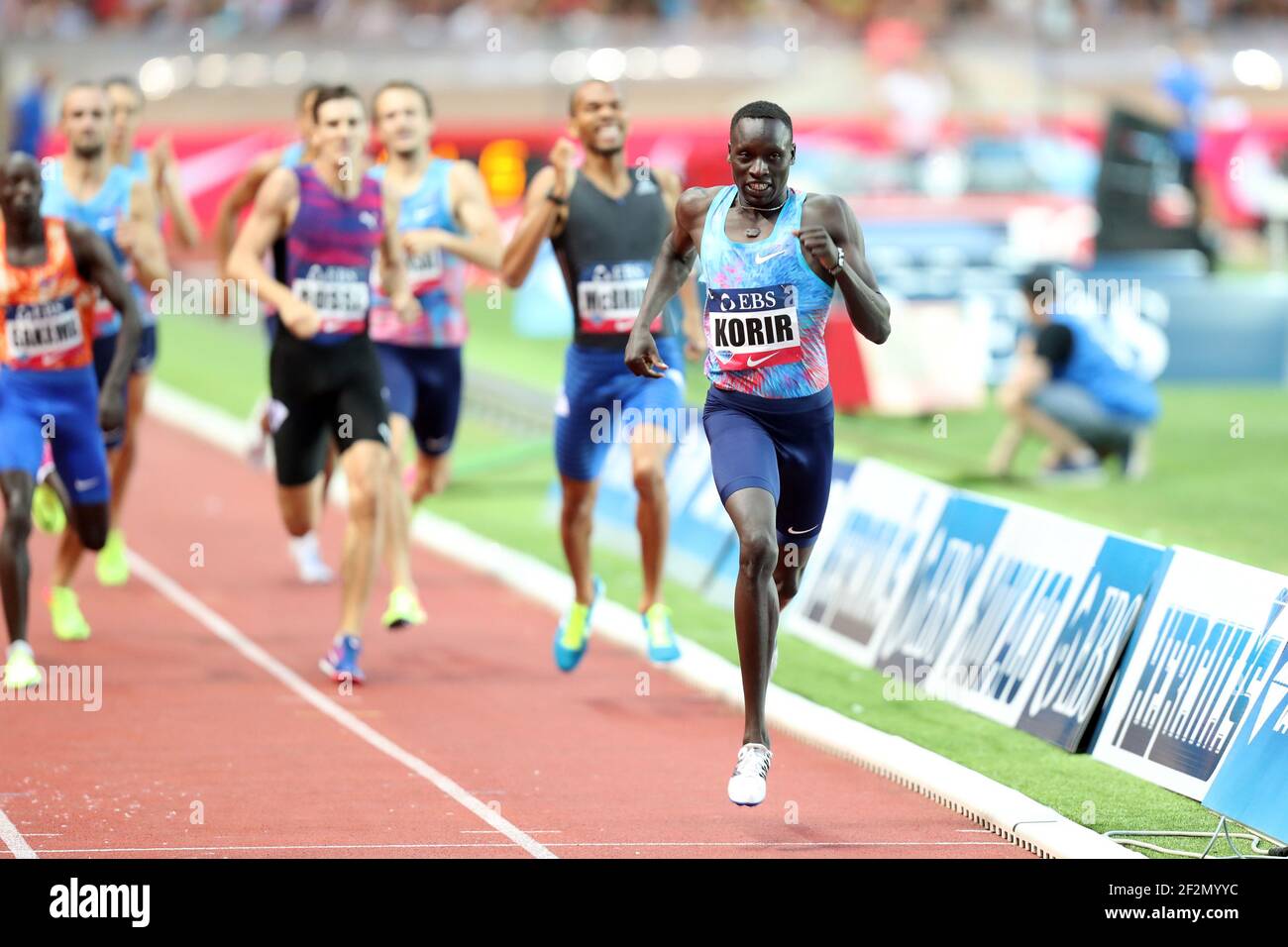Emmanuel Korir of Kenya competes during the 800m of the IAAF Diamond League, International Athletics Meeting, Herculis Monaco on July 17, 2017 at Louis II stadium in Monaco