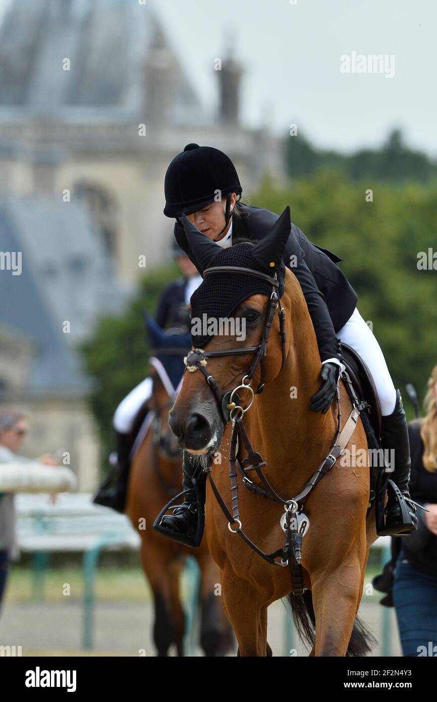 Legende pensum ugentlig Mary Kate Olsen, riding Fatum during the 2019 Longines Global Champions Tour  of Chantilly on July 13, 2019 in Chantilly, France - Photo Christophe  Bricot / DPPI Stock Photo - Alamy