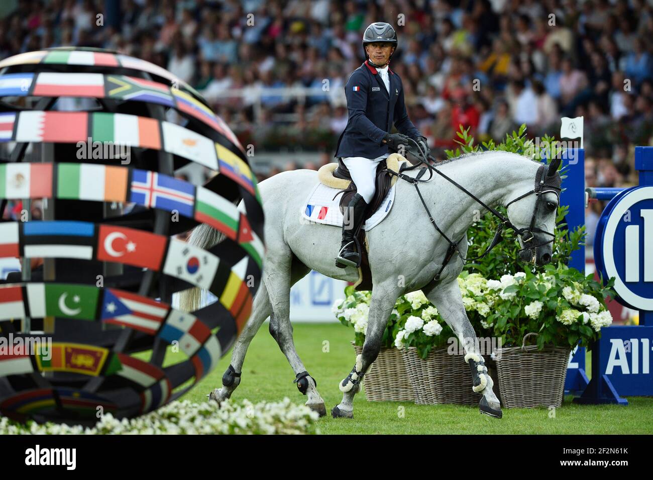 Olivier ROBERT (FRA) riding VANGOG DU MAS GARNIER during the CHIO of  Aachen, Jumping event on July 18, 2019 in Aachen, Germany - Photo  Christophe Bricot / DPPI Stock Photo - Alamy