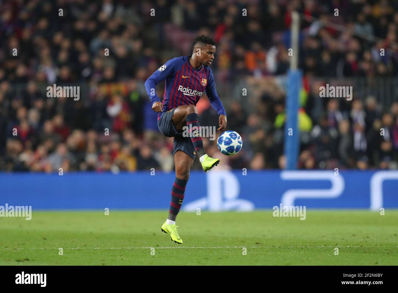 Nelson Semedo of Barcelona during the UEFA Champions League, Group B football match between FC Barcelona and Tottenham Hotspur on December 11, 2018 at Camp Nou stadium in Barcelona, Spain - Photo Manuel Blondeau / AOP Press / DPPI Stock Photo
