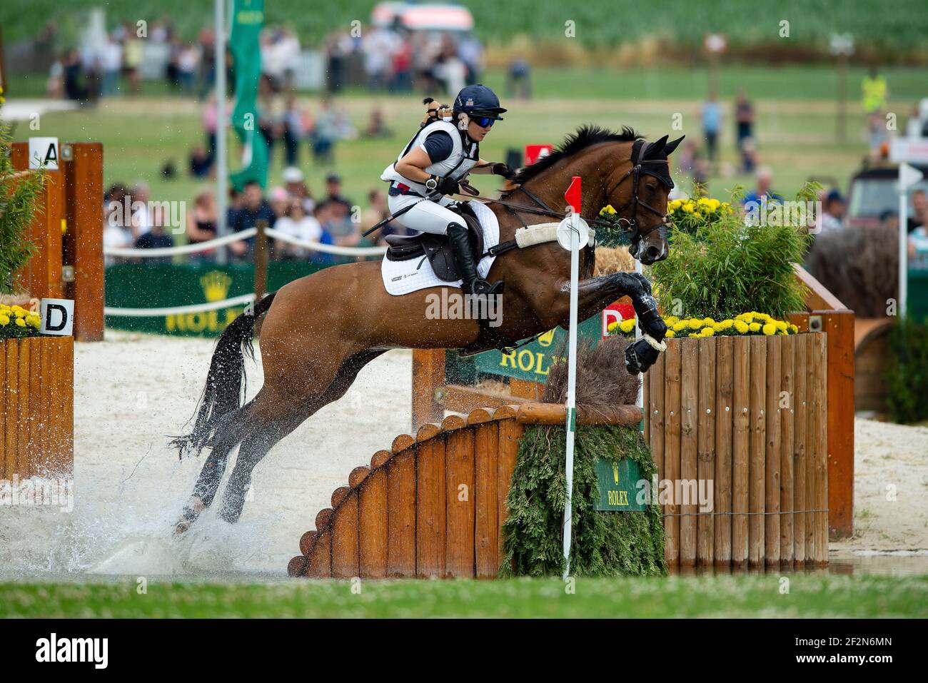 Laura Collett Gbr Riding London 52 During The Cross Country Phase At The Les Etoiles De Pau Held At Domaine De Sers Just Outside Pau In The Pyrenee Stock Photo Alamy