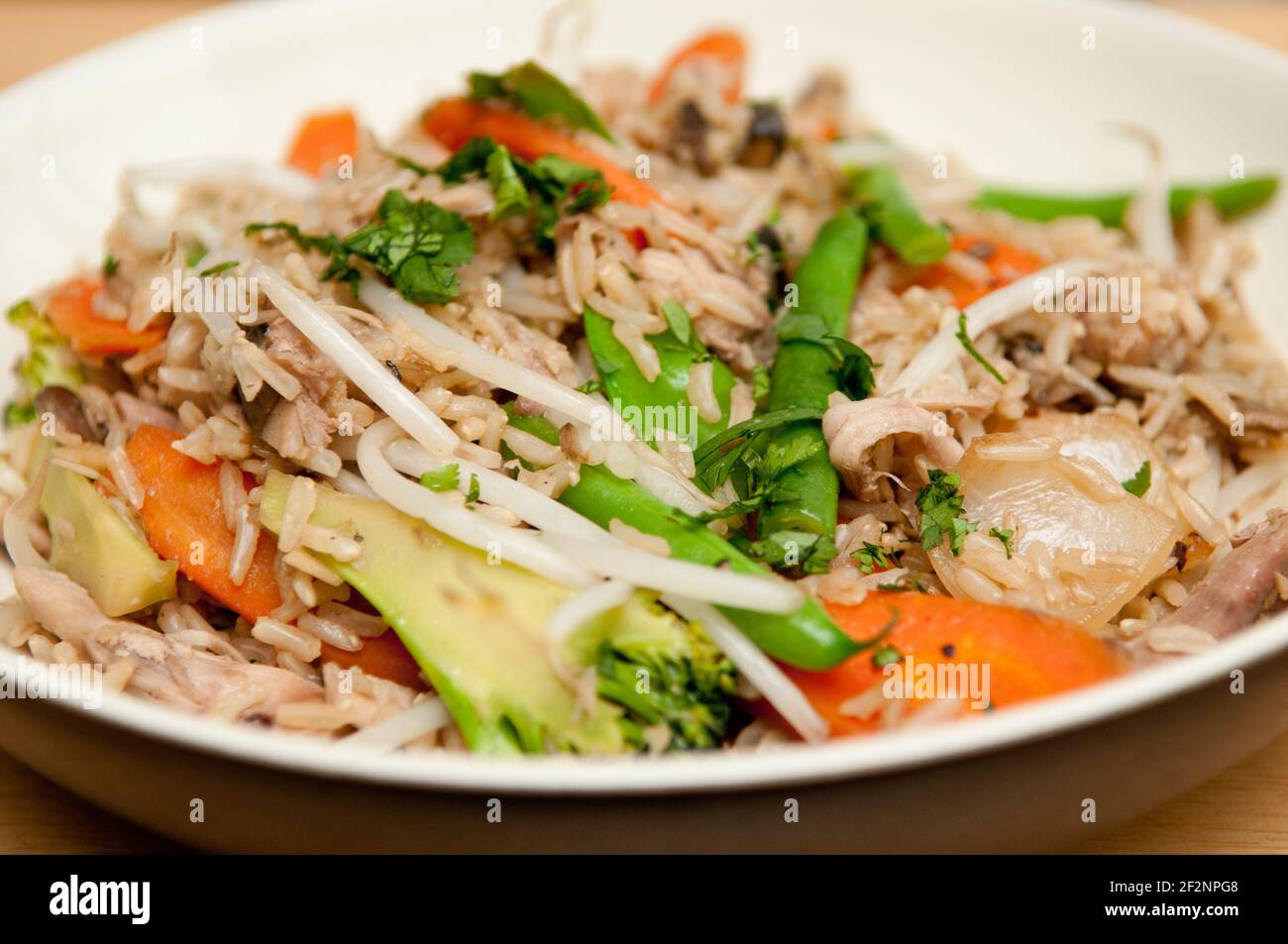 A portion of yummy chop suey with vegetables Stock Photo Alamy