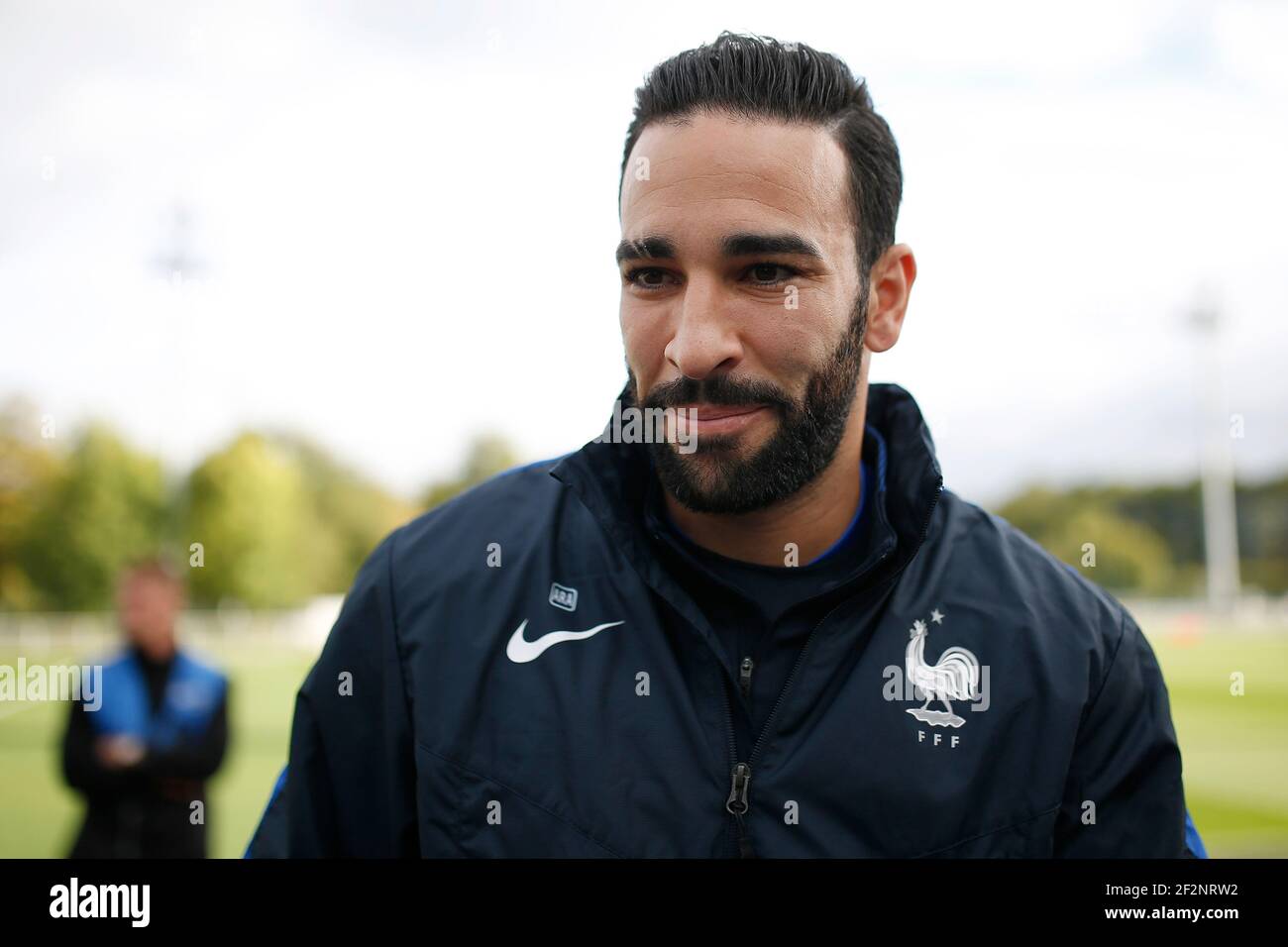 Adil Rami Fra Adil Rami during the training of the team of France before the FIFA ...