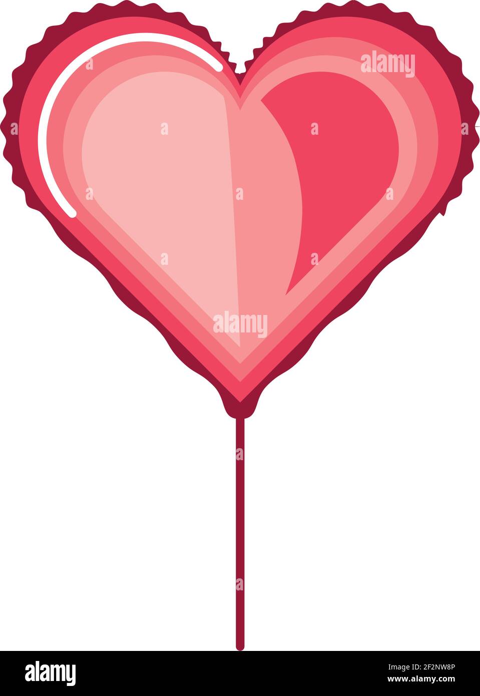 balloon shaped heart love icon Stock Vector Image & Art - Alamy