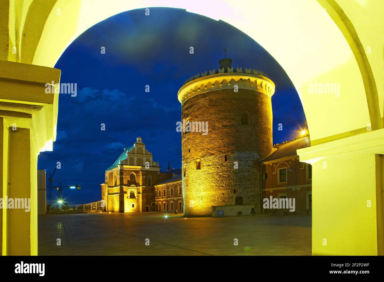 Poland, Lublin, Castle, Lublin voivodeship. Stock Photo