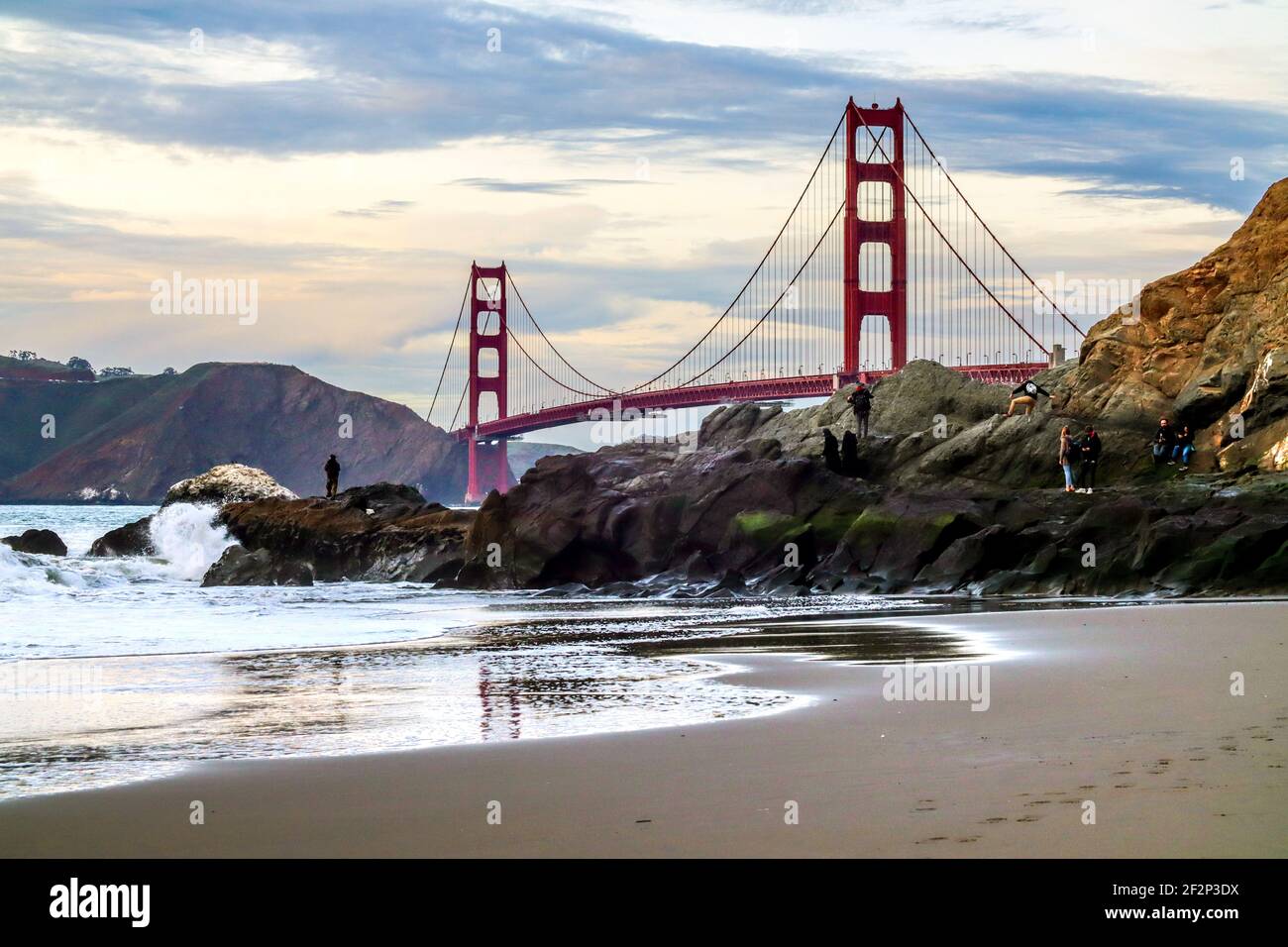 Golden Gate Bridge from Baker Beach Stock Photo - Alamy