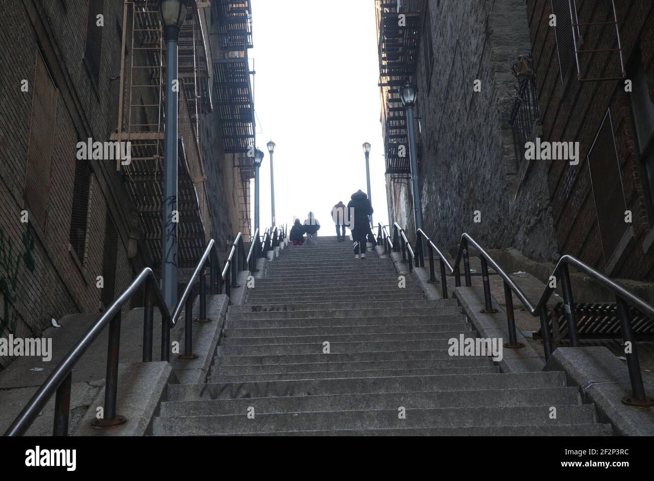 The 'Joker Stairs' in the Bronx Stock Photo - Alamy