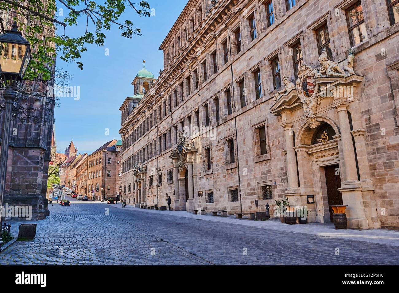 Old Town Hall, Nuremberg, Middle Franconia, Franconia, Bavaria, Germany, Europe Stock Photo
